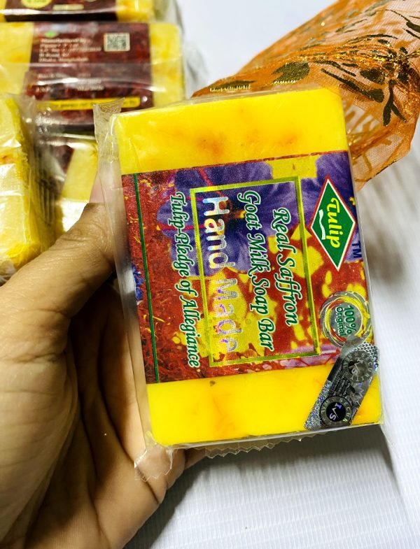 হ্যান্ডমেড সুপার হোয়াইটেনিং জাফরান গট মিল্ক সোপ/ সাবান এবং ময়েশ্চারাইজার ক্রিম কম্বো - Image 3