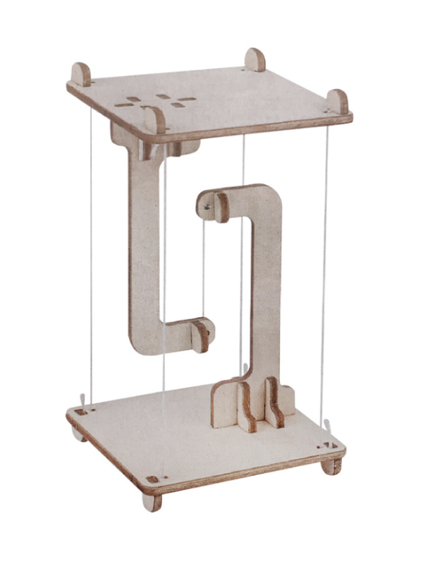 Anti-Gravity tensegrity experiments toy for elementary school students